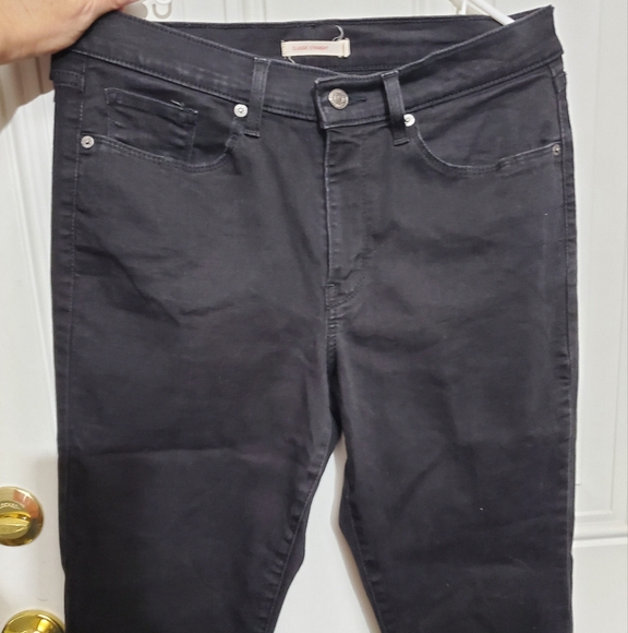 Levi's Classic Straight Black Size 12 Women's - Picture 2 of 11